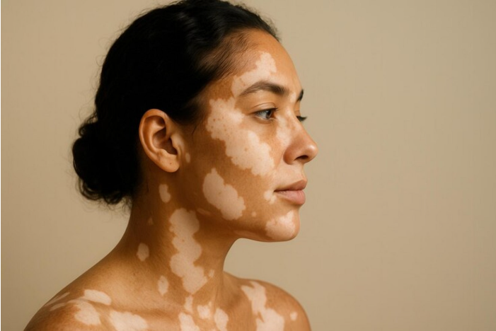 face vitiligo